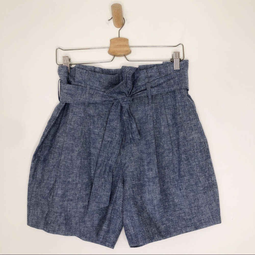 Boden High Rise Linen Blend Shorts Size 8 EUC - Picture 2 of 7